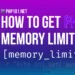 PHP101.net - Get PHP memory limit value
