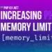 PHP101.Net - How to increase PHP memory limit