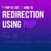 PHP101.net - How to redirect to another page using PHP