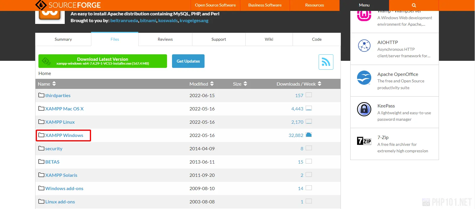 PHP101.Net - Deploy - Webserver with XAMPP on Windows for PHP development