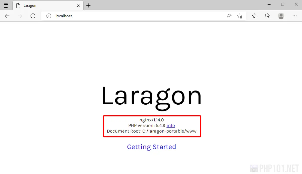 PHP101.Net - Deploy - Webserver with Laragon on Windows for PHP development